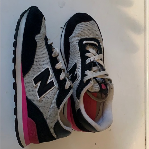 New Balance Other - Kids New Balance 515’s size 2 black/gray/pink
